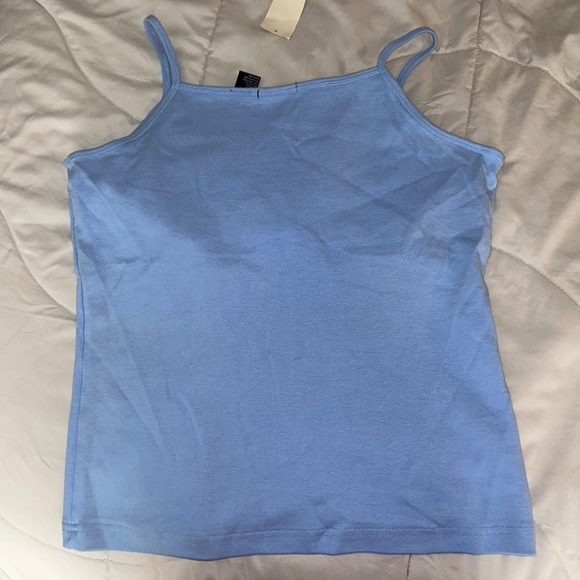 NWT blue tank with built in bra - Picture 3 of 4